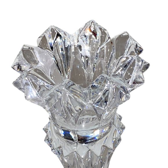 Mikasa Crystal Clear Candle Holders 7 inches Romantic Valentine - Picture 6 of 8